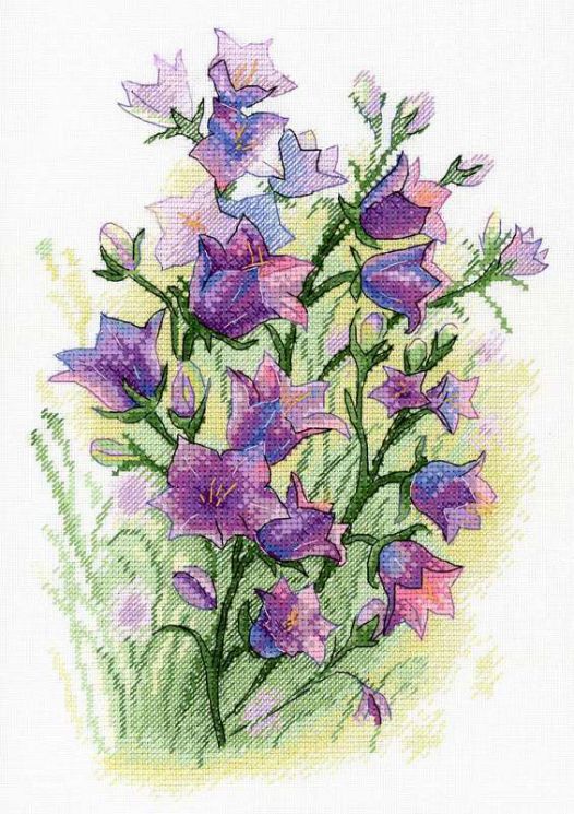 А-035 Набор для вышивания Aquarelle "Серенада свежести"