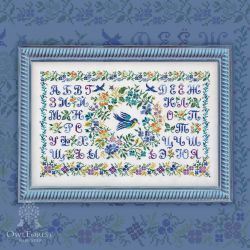 0089-ВА-С-Ru Печатная схема "Весенняя азбука с русским алфавитом"