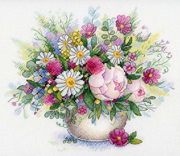 А-036 Набор для вышивания Aquarelle "Дыхание лета"