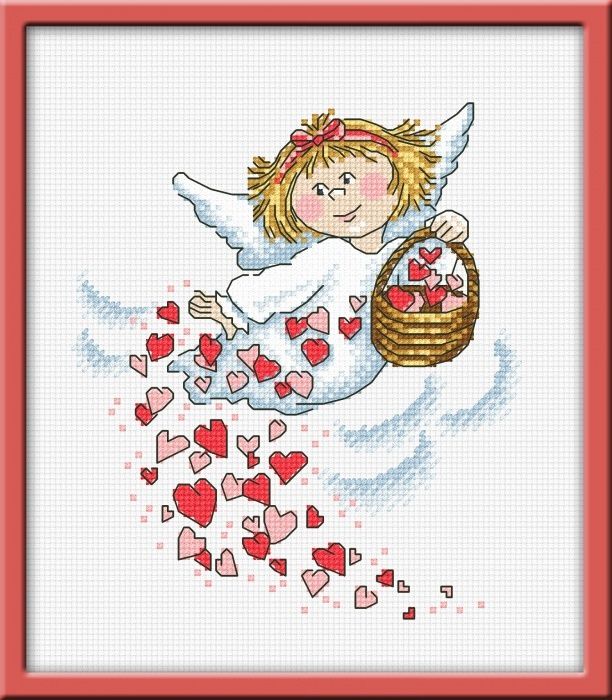 Набор для вышивания крестом ОВЕН "Дарю любовь" 876