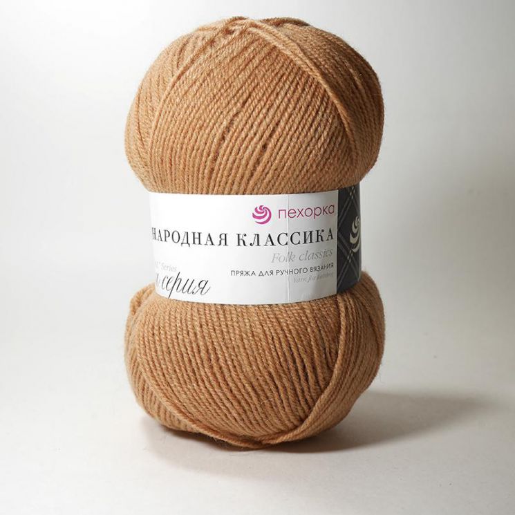 Пряжа ПЕХОРКА Народная классика // 106 // 1151 // Крем