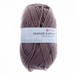 Пряжа  ПЕХОРКА Зимний вариант // 016 // 388 // Темная верба