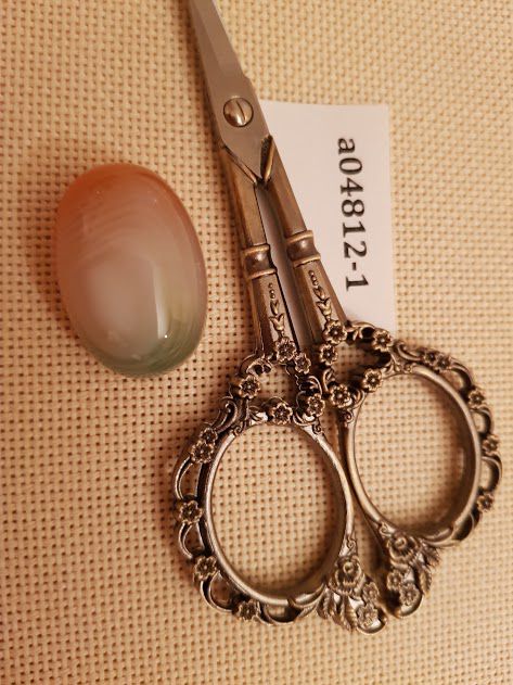 Магнит для игл (Кабошоны из агата тонированного, 20*30*14мм) а04812-1