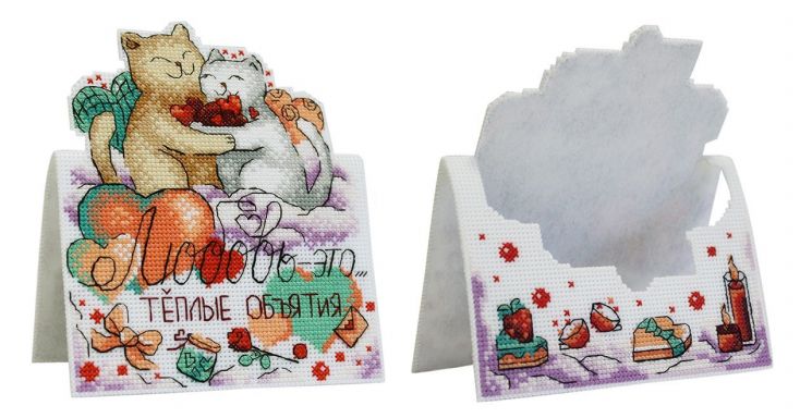 Набор для вышивания "Жар-птица" "Открытка. Валентинка" Р-707