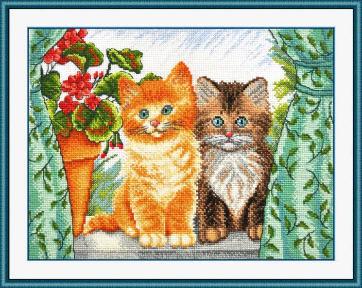 Набор для вышивания крестом ОВЕН "Уютный дом" 829