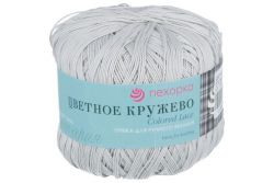 Пряжа ПЕХОРКА Цветное кружево // 063 // 276 // Перламутр