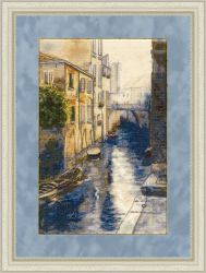 ГМ-044 Набор для вышивания Золотое Руно "Рассвет в Венеции"