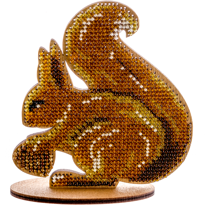 Набор для вышивания бисером по дереву ВОЛШЕБНАЯ СТРАНА FLK-119, 9.5*10.5см