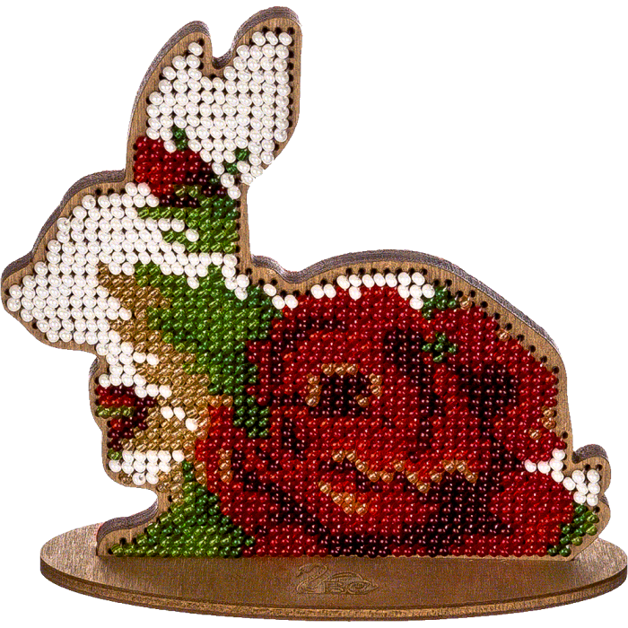 Набор для вышивания бисером по дереву ВОЛШЕБНАЯ  СТРАНА FLK-278, 10*10см