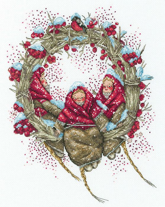 M822 Набор для вышивания РТО "Снегирини"