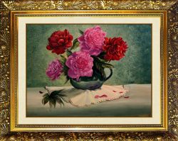 N-352 Алмазная мозаика МИЛАТО "Пионы"