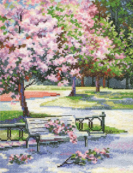 М486 Набор для вышивания РТО "Весной в парке"