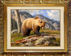 F-341 Алмазная мозаика Милато "Бурый" 