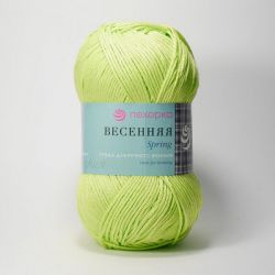Пряжа ПЕХОРКА Весенняя // 009 // 483 // Незрелый лимон