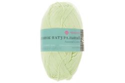 Пряжа ПЕХОРКА Хлопок натуральный 425м // 037 // 41 // Салатовый