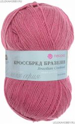 Пряжа ПЕХОРКА Кроссбред Бразилии // 020 // 1168 // Темный амарант