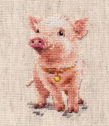 0-185 Набор для вышивания Алиса "Хрюша"