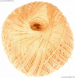 Пряжа ПЕХОРКА Цветное кружево // 063 // 99 // Абрикос