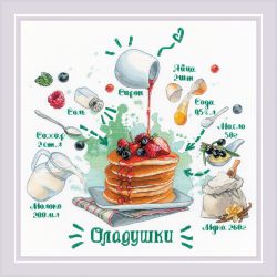 1919 Набор для вышивания Риолис «Рецепт. Оладушки»