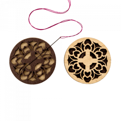 Магнитный двухсторонний держатель для игл ВОЛШЕБНАЯ  СТРАНА FLMH-038(W), 3.5см