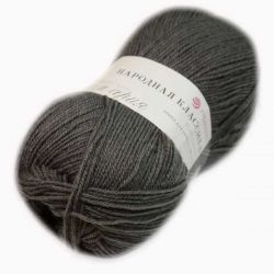 Пряжа ПЕХОРКА Народная классика // 106 // 393 // Светлый маренго