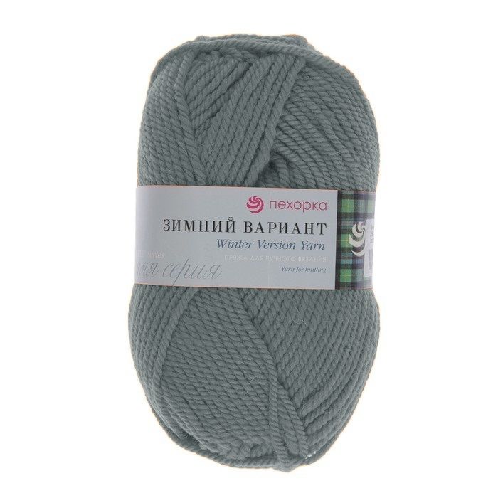 Пряжа ПЕХОРКА Зимний вариант // 016 // 39 // Серо-голубой