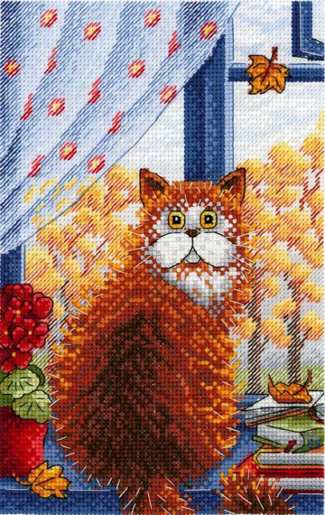 НВ-724 Набор для вышивания М.П.Студия "Рыжая осень"