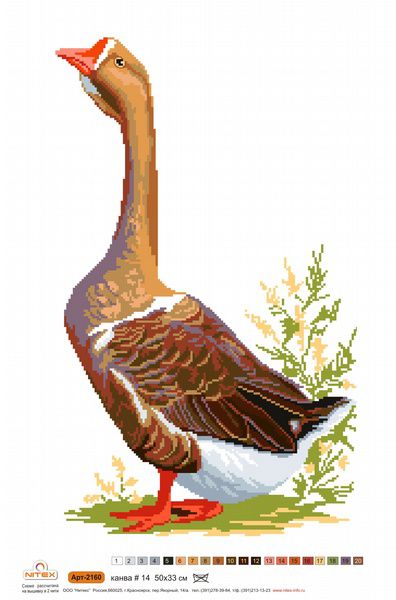 Набор для вышивани Нитекс 50х33 (рис/канв., мулине) 2160