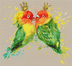 B2309 Набор для вышивания Luca-S "Попугаи"