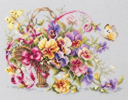100-031 Набор для вышивания Чудесная игла «Парижский букетик»