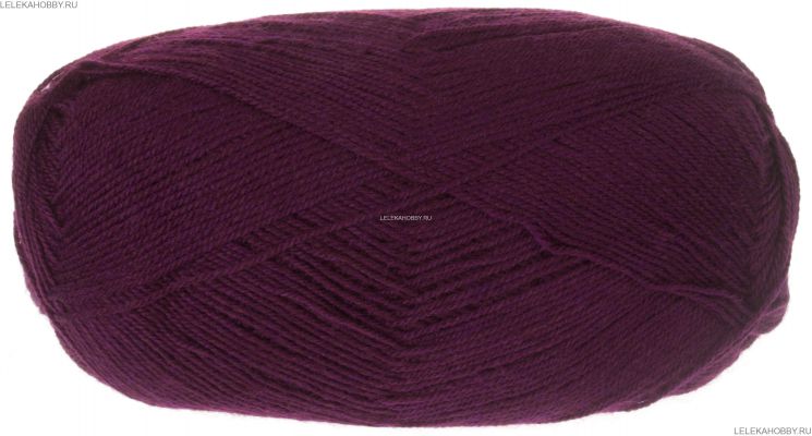 Пряжа ПЕХОРКА Кроссбред Бразилии // 020 // 191 // Ежевика
