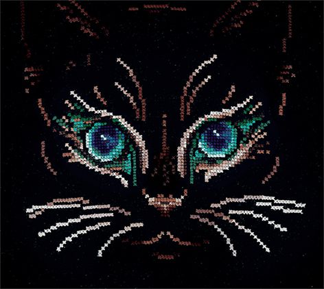 Набор для вышивания крестом СДЕЛАЙ СВОИМИ РУКАМИ "Взгляд" В-27