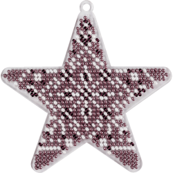 Набор для вышивания бисером на пластиковой основе ВОЛШЕБНАЯ  СТРАНА FLPL-038 9*9см