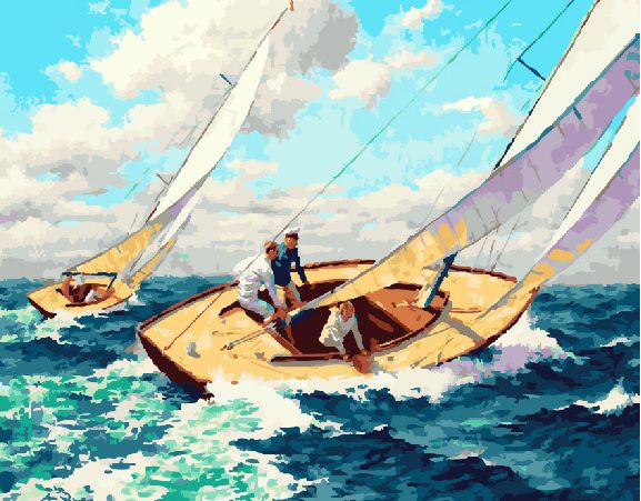 GX25753 Картина по номерам Paintboy "На волне"