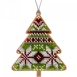 Набор для вышивания бисером по дереву ВОЛШЕБНАЯ СТРАНА FLK-135, 8*10см