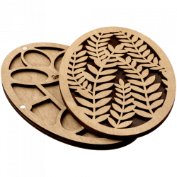 Органайзер для бисера с деревянной крышкой ВОЛШЕБНАЯ  СТРАНА FLZB-057 12*19.5см, 16 ячеек