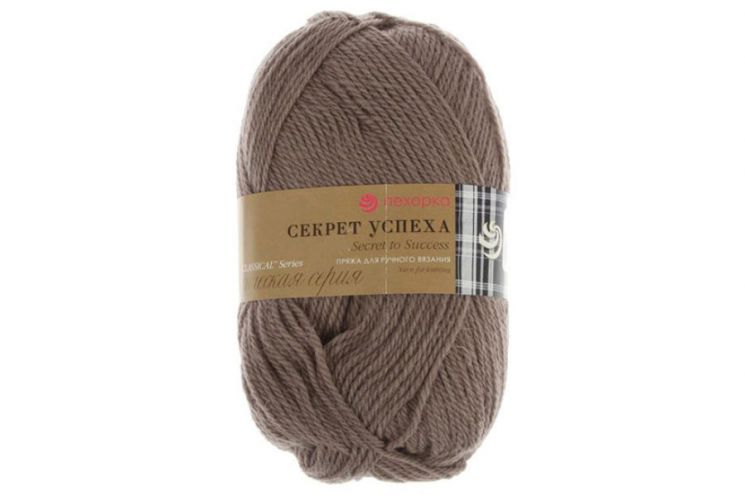 Пряжа ПЕХОРКА Секрет успеха // 031 // 161 // Мокко