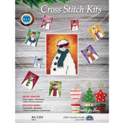 С255 Набор для вышивания РТО "Весёлая зима"
