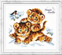 18-87 Набор для вышивания Чудесная игла "БЕЗМЯТЕЖНОЕ ДЕТСТВО"