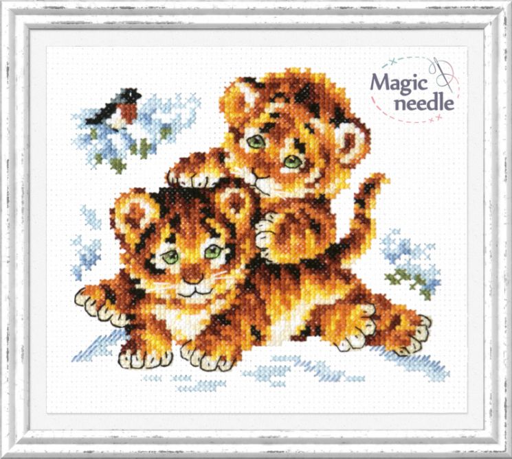 18-87 Набор для вышивания Чудесная игла "БЕЗМЯТЕЖНОЕ ДЕТСТВО"