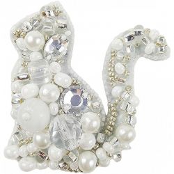 220-БП Набор для изготовления броши БП-220 "Котик" брошь 6,0х6,0см.