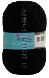 Пряжа ПЕХОРКА Нежная // 054 // 02 // Черный