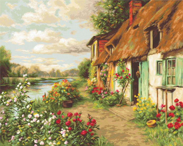 B571 Набор для вышивания Luca-S "Пейзаж"