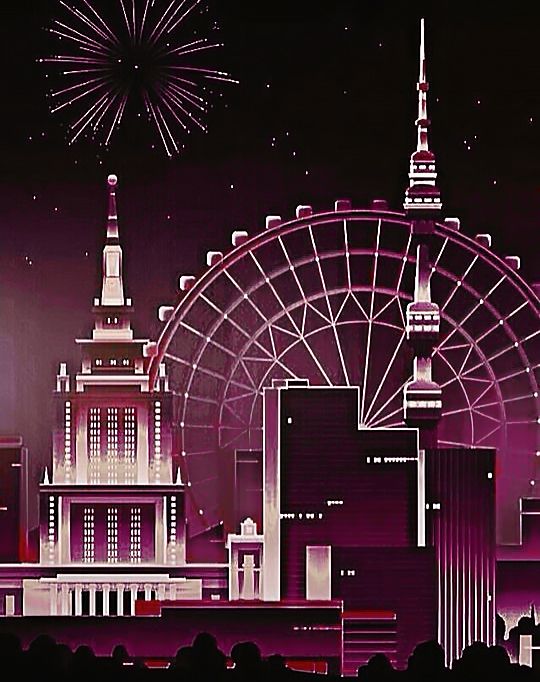 Ag 2357 Алмазная мозаика Гранни "Ночная башня"