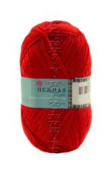 Пряжа ПЕХОРКА Нежная // 054 // 06 // Красный