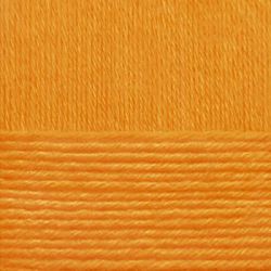 Пряжа ПЕХОРКА Народная классика // 106 // 485 // Жёлто-оранжевый