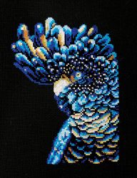 03.010.24 Набор для вышивания Марья Искусница "Черный какаду"