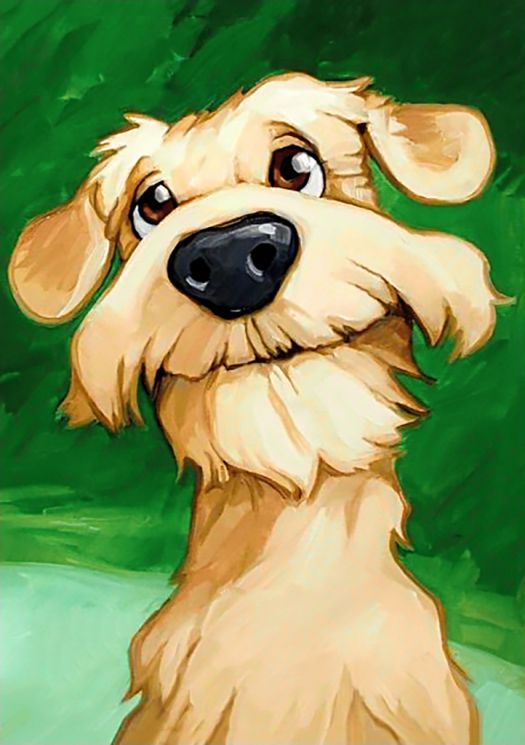 Ag 180 Алмазная мозаика Гранни "Деревенский пес"