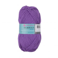 Пряжа ПЕХОРКА Нежная // 054 // 179 // Фиалка