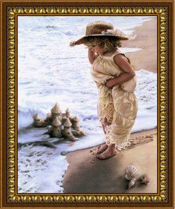 Алмазная мозаика DIY "Замок из песка" Y-024